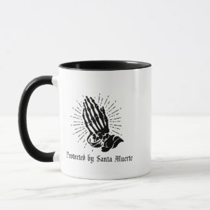 Caneca Papais noeis Iniciais de Proteção Contra Muerte
