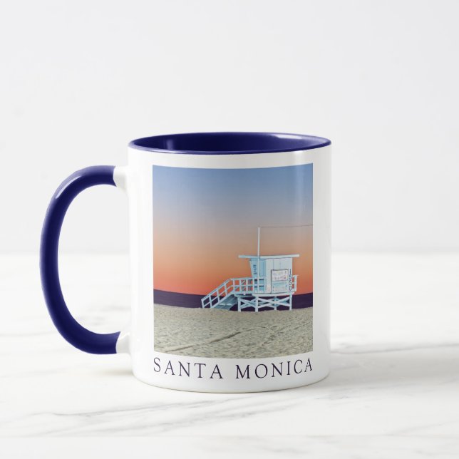Caneca Papais noeis Monica Beach | Los Angeles, Califórni (Esquerda)