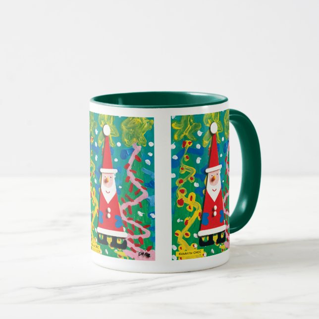 Caneca Papais noeis Winter Wonderland - Kids Art for CHOC (Frente Esquerda)