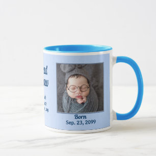 Caneca PAPAW Novo Bebê Azul 2 Foto