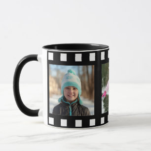 Caneca Papel de filme preto personalizado 3
