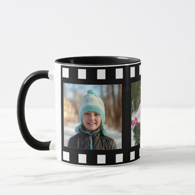 Caneca Papel de filme preto personalizado 3 (Esquerda)