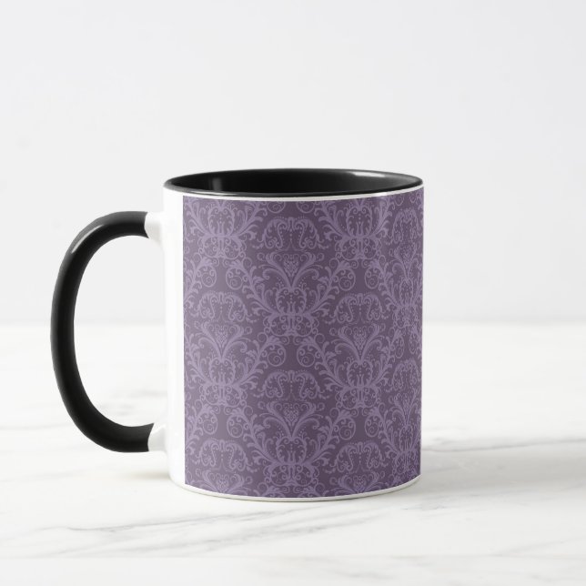 Caneca Papel de parede roxo luxuoso (Esquerda)
