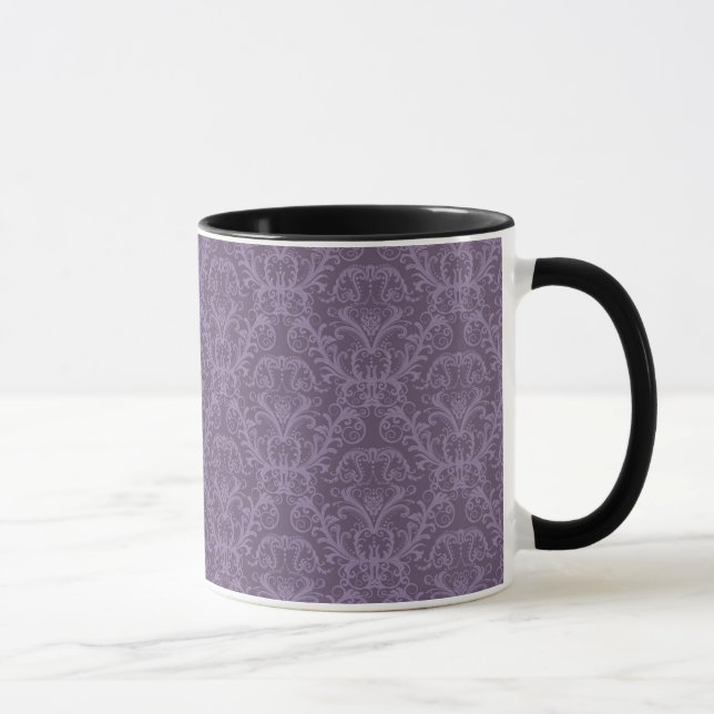 Caneca Papel de parede roxo luxuoso (Direita)