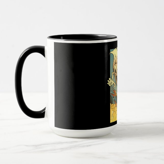 Caneca Papel Higiênico Divertido Monstro Estilo Japonês (Esquerda)