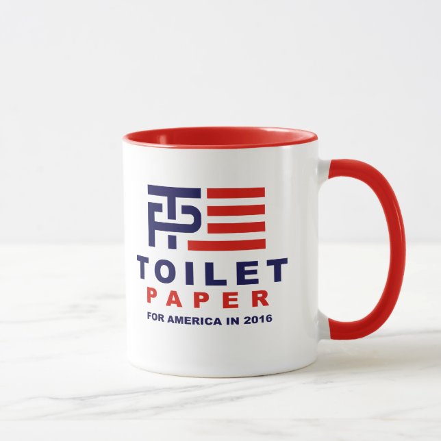 Caneca Papel higiénico para América 2016 - (Direita)