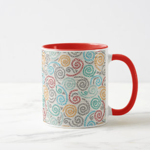 Caneca Papel rumpled rico do bordado