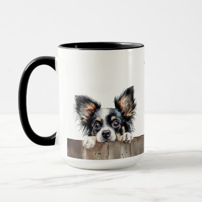 Caneca Papillon Dog Mug (Esquerda)