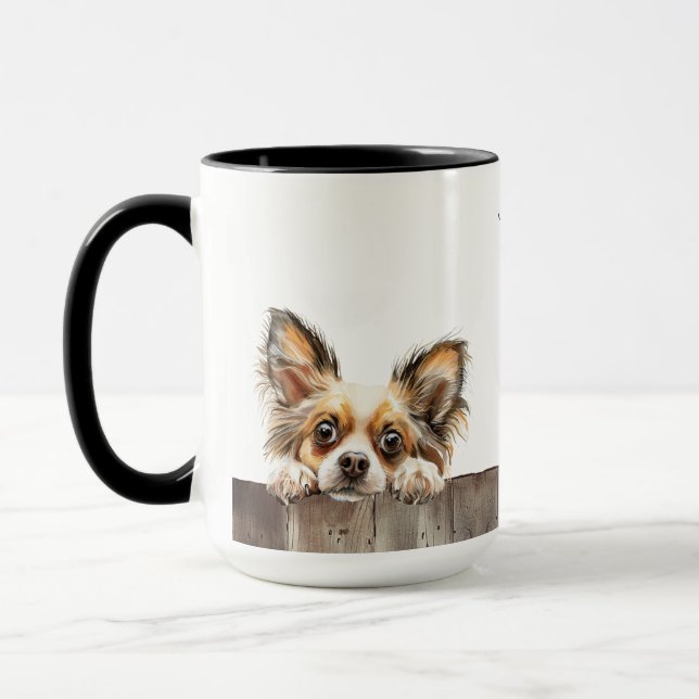 Caneca Papillon Dog Mug (Esquerda)