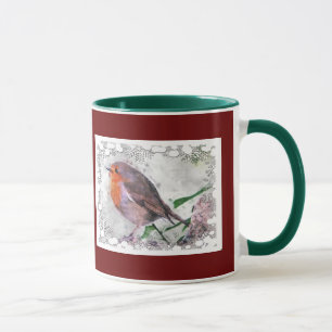 Caneca Papo-roxo do elogio do Natal