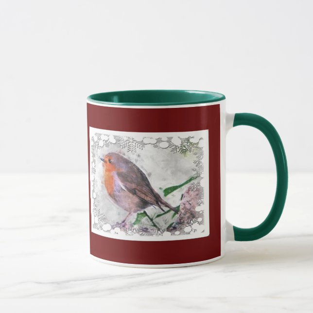 Caneca Papo-roxo do elogio do Natal (Direita)