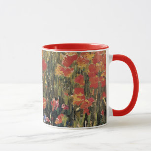 Caneca Papoulas por Robert Vonnoh, Impressionismo Antigo
