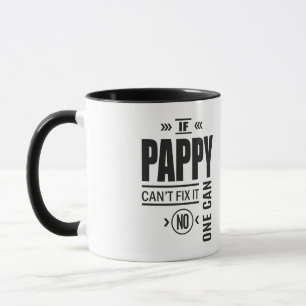 Caneca Pappy não consegue consertá-lo