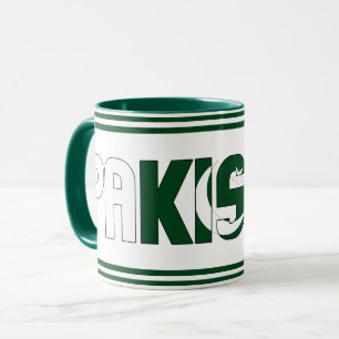Caneca Paquistanês Bandeira Patriótica Mug