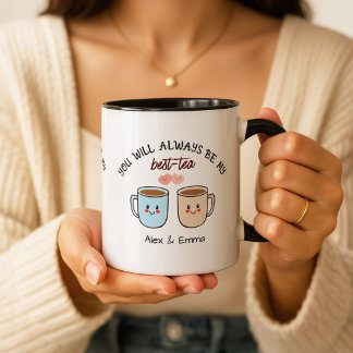 Caneca Par Ceia de Chá Personalizada para Casais