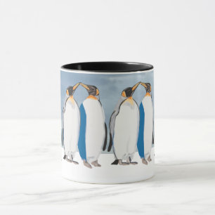 Caneca Par de Pinguins-Imperadores Beijando