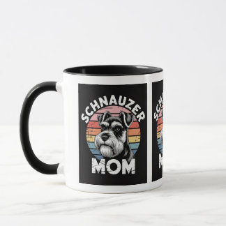 Caneca para Amante de Cachorro Schnauzer Fofo