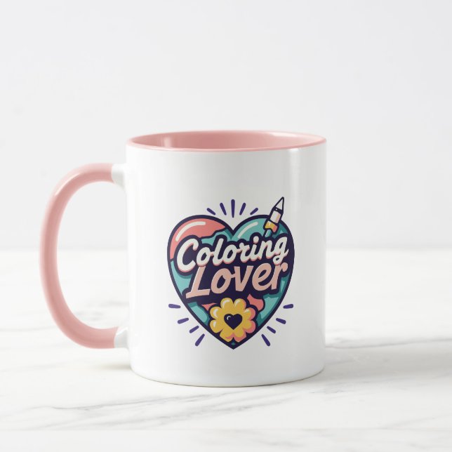 Caneca para Amante de Colorir – Presente Personali (Esquerda)