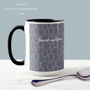 Caneca para Amante de Vinho da Virgínia Desarrol