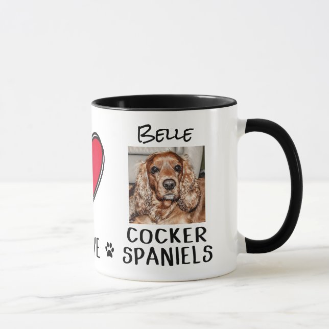 Caneca para Amantes de Cocker Spaniel (Direita)