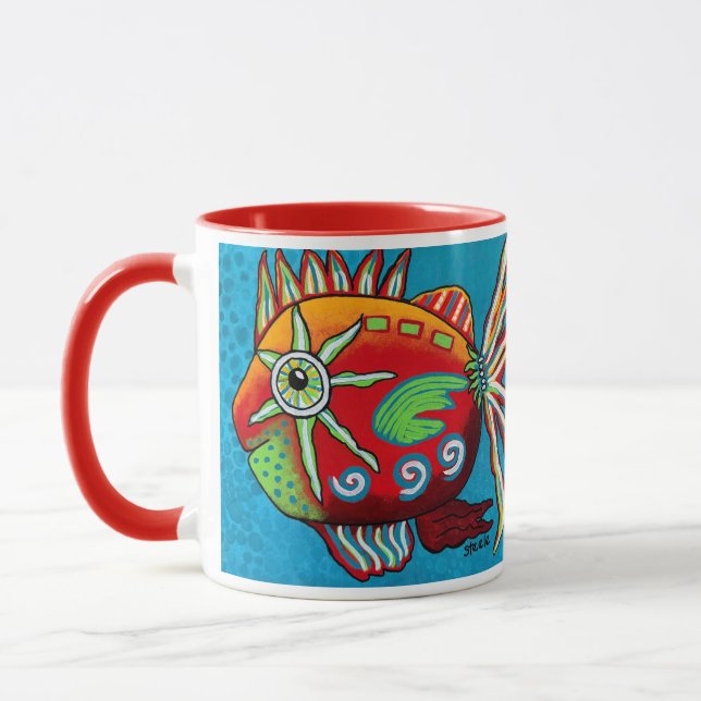 Caneca para Bebida "Fogo" 325 ml (Esquerda)