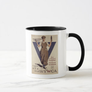 Caneca Para cada lutador um trabalhador de mulher