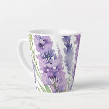 Caneca para café latte Lilac