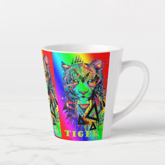Caneca para café latte/Tigres