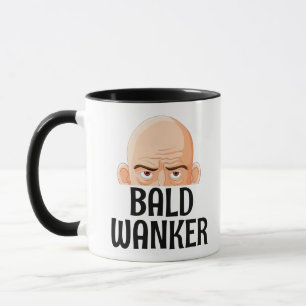 Caneca para careca idiota, presente de Natal para 
