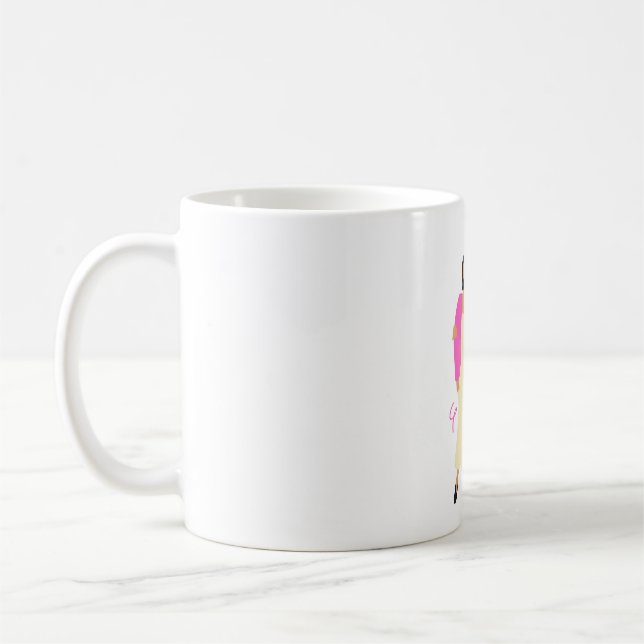 Caneca para Casal Romântico | Xícara de Café de Am (Esquerda)
