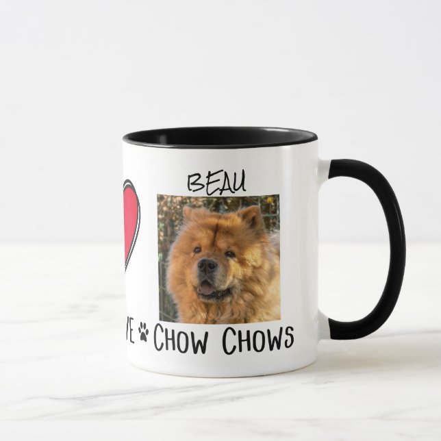 Caneca para Chow Chows (Direita)