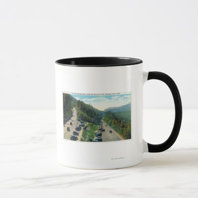 Caneca Para cima da trilha do pino do cabelo, estacionado (Direita)