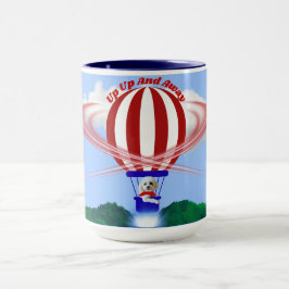 Caneca Para Cima E Para Fora, Feliz Aniversário Mug