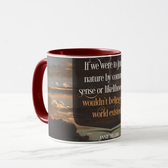 Caneca Para Julgar Natureza (Frente Esquerda)