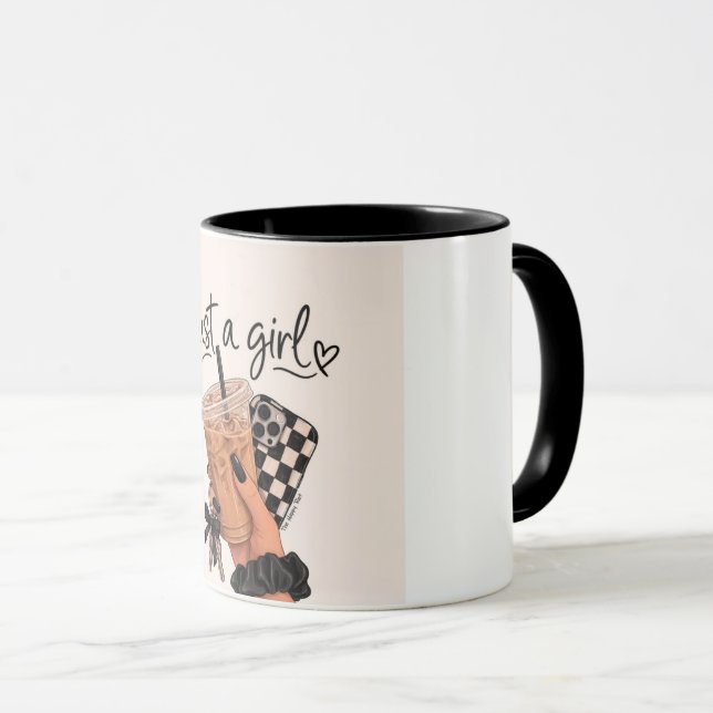 Caneca para Meninas - Presente de Xícara de Café p (Frente Esquerda)