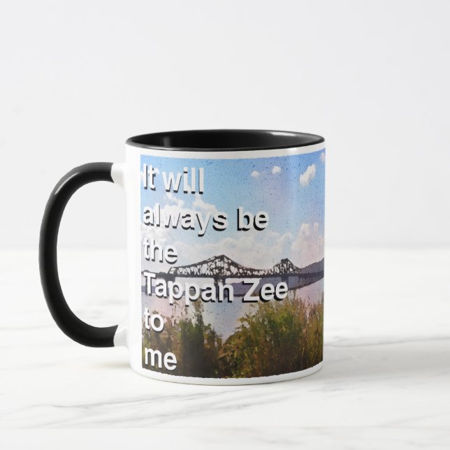 Caneca Para mim, será sempre o Tappan Zee (Esquerda)