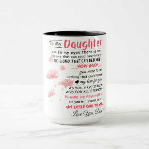 Caneca Para Minha Filha Amor Pai Café A Melhor Filha