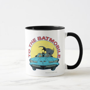 Caneca Para O Ícone Batmobile - Distress