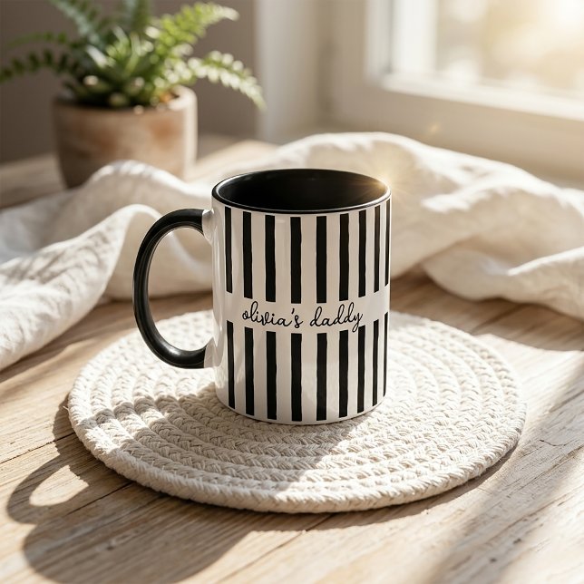 Caneca para Pai: Xícara de Café com Nomes das Cria (Criador carregado)