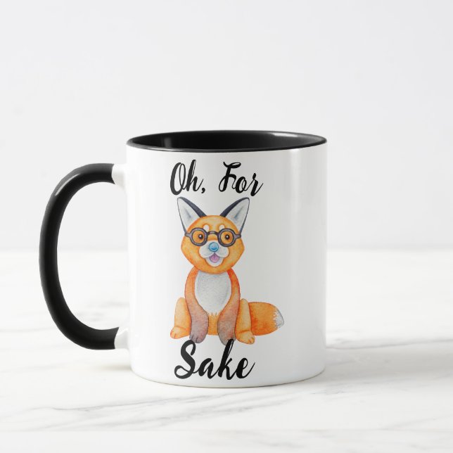 Caneca Para Pete Sake Novelty Mug, Animais Engraçados Pel (Esquerda)