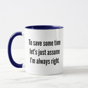 Caneca Para poupar algum tempo, vamos só suponha o café