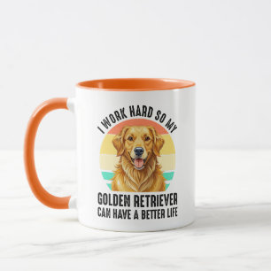 Caneca Para Que Meu Golden Retriever Tenha Uma Vida Melho