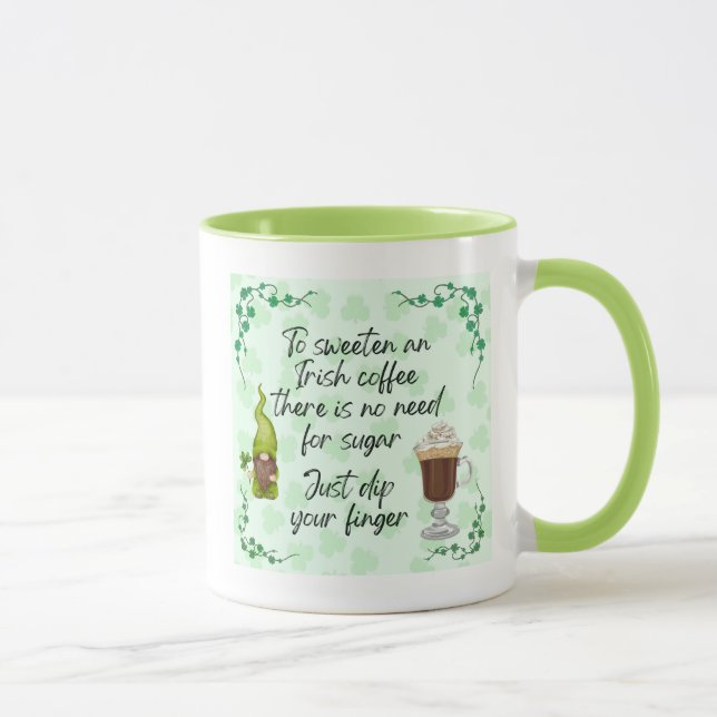 Caneca Para Sweeten um Café Irlandês. (Direita)
