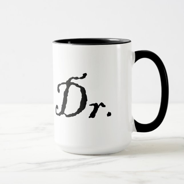 Caneca para um doutor (Direita)