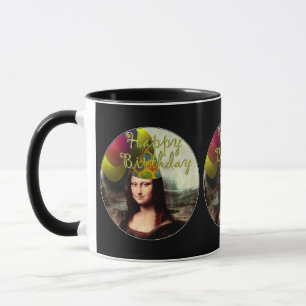 Caneca Parabéns Mona Lisa