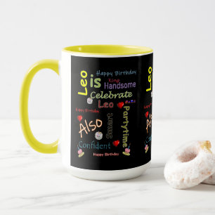 Caneca Parabéns, Mug Leo