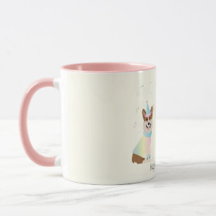 Caneca Parabéns Pembroke Welsh Corgi Dogs