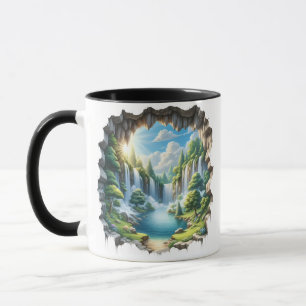 Caneca "Paraíso Escondido: Fuga em Cascata"