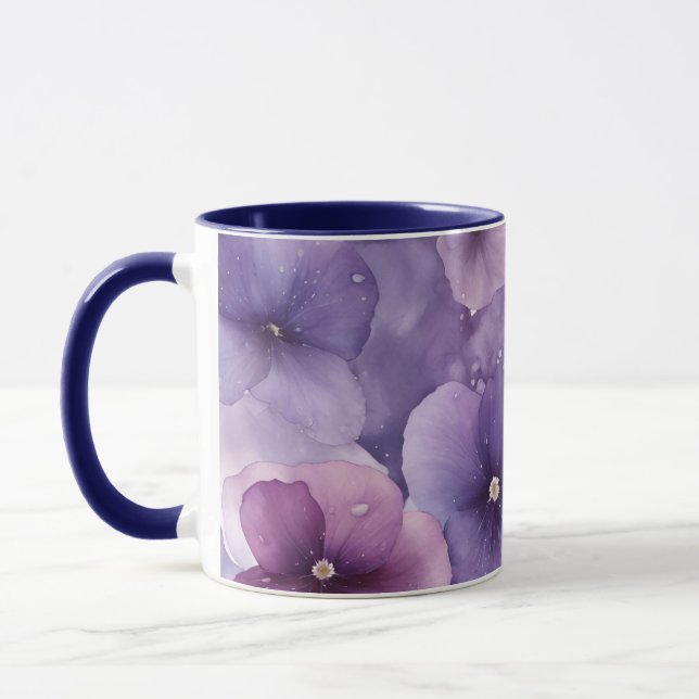 Caneca Paraíso Flor de Violetas (Esquerda)