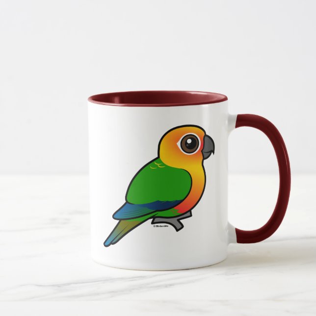 Caneca Parakeet de Birdorable Jandaya (Direita)
